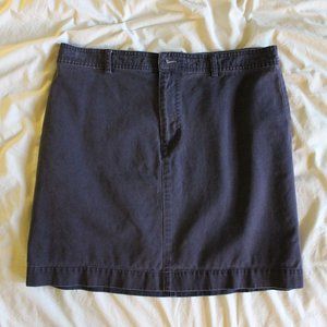 GAP Retro Cut Blue Cotton Skirt Size 8